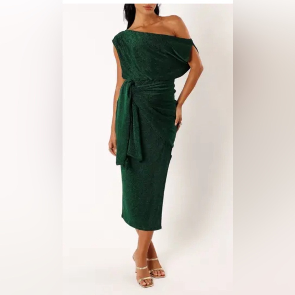 Petal & Pup Green Backless Dress